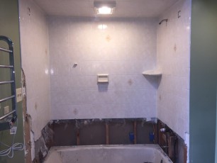 Bathroom Remodeling in Progress NJ