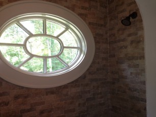 This is A Marvin oval Window with true divided light & Low E argon filled glass. Byram, NJ.