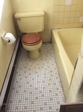 Bathroom with Yellow TIle NJ