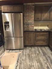 Kitchen Flooring and Cabinetry