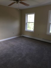 Carpeted Room with Fan and Windows NJ