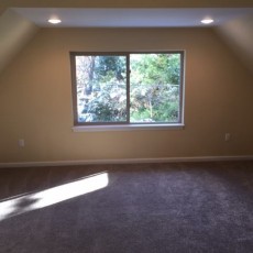 Bonus roomover the garage