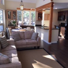 Cozy Family room with fireplace
