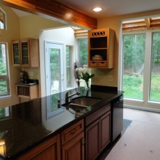 Black Granite Kitchen in Sussex County, NJ